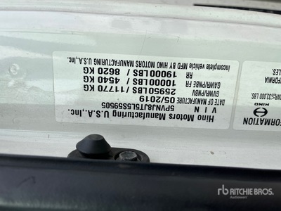 2020 Hino 268 Van Truck