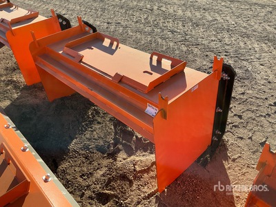 2026 Kit Containers QT-SP-6-23-SB 68 in Skid Steer Snow Pusher