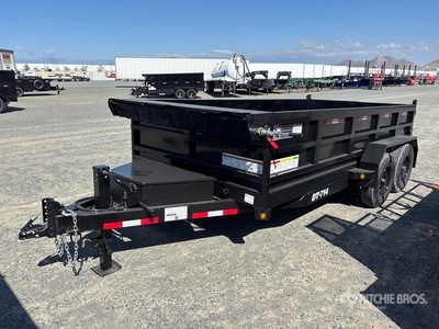 2027 Denton Dt-714 14 ft T/A Dump Utility Trailer