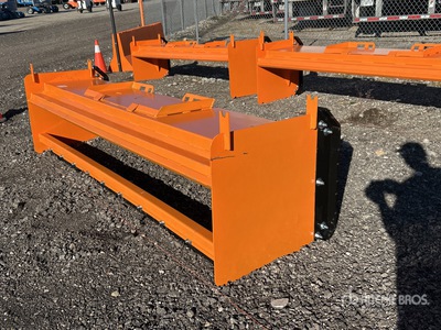 2026 Kit Containers QT-SP-10-23-PB-SB 120 in Skid Steer Snow Pusher (Unused)