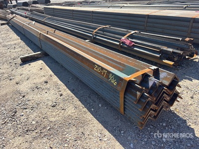 Quantity of (1) Bundle Of 3 in x 3 in x 3/16 in x 20 ft Angle Iron その他 - 店舗 & 倉庫