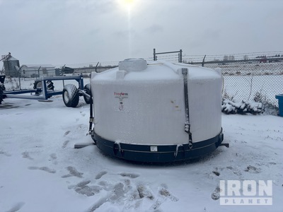 USWG 1500 gal Skid Mounted Poly 1500 Hopper Tank
