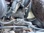 Engine with A/C Compressor