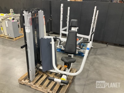 (1) Precor Chest Press & (1) Hammerstrength Rack