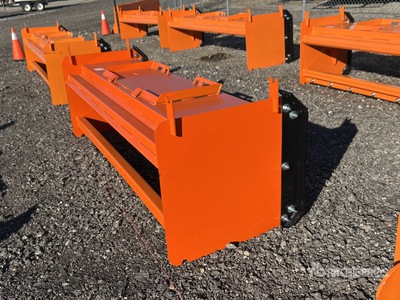 2026 Kit Containers QT-SP-8-23-PB-SB 96 in Skid Steer Snow Pusher
