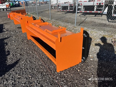 2026 Kit Containers QT-SP-8-23-PB-SB 96 in Skid Steer Snow Pusher (Unused)