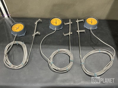 (3) 41GHV00LA15Y Indicating Thermometers
