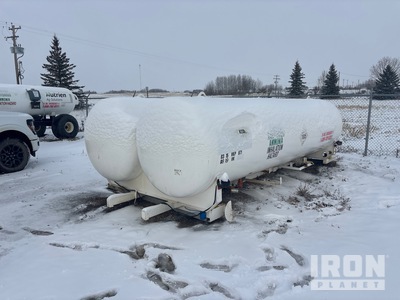 1990 WRBT 1750 TDU Skid Mounted Steel Ammonia Tank