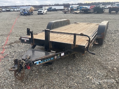 2023 Teton 22 ft Tri/A Tilt Deck Trailer