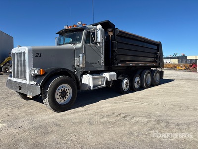 2001 Peterbilt 378 10x4 Twin-Steer を見 Dump Truck