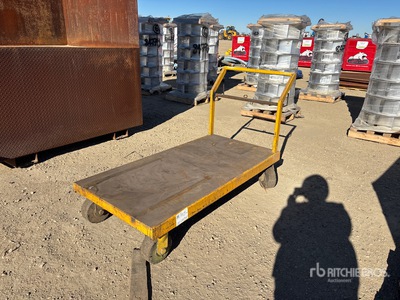 60 in x 30 in Steel Wheel Push Cart