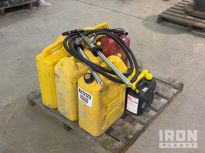 Quantity of Plastic Fuel Containers & Hand Pumps Fuel Tank
