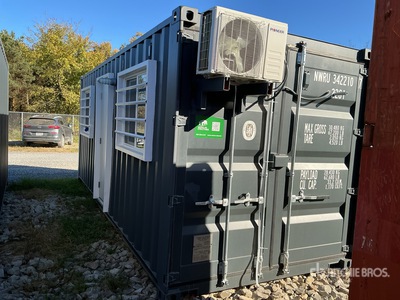 2026 20 ft 20 ft x 8 ft Skid-Mounted Mobile Office Storage Container (Unused)