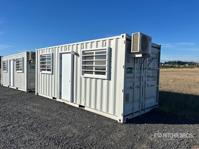 2025 20 ft x 8 ft Skid-Mounted Storage Container Mobilne biuro (Unused)