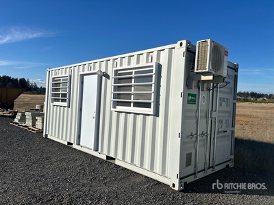 2025 20 ft x 8 ft Skid-Mounted Storage Container Mobilne biuro (Unused)