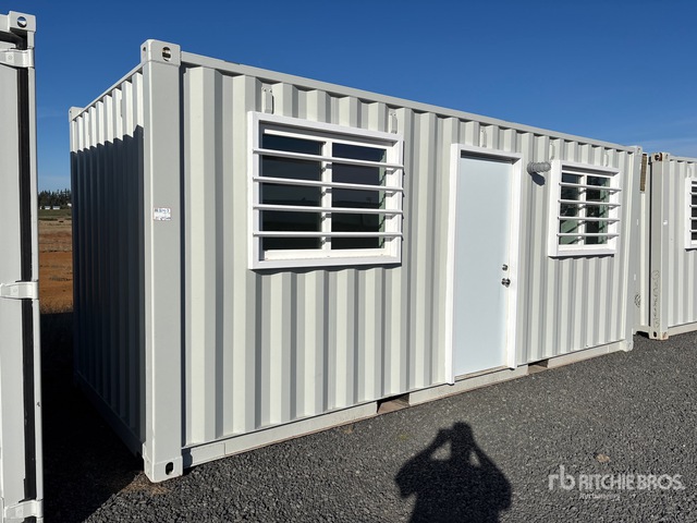 2026 20 ft x 8 ft Skid-Mounted Storage Container Mobile Office (Unused ...