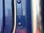 General Appearance with Frame Stamp Serial Number/VIN Photo