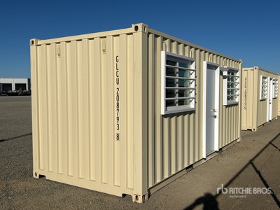 2026 20 ft x 8 ft Skid-Mounted Mobile Office Contenedor de almacenamiento (Unused)
