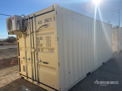 2026 20 ft Standard 20 ft x 8 ft Skid-Mounted Mobile Office Contenedor de almacenamiento (Unused)