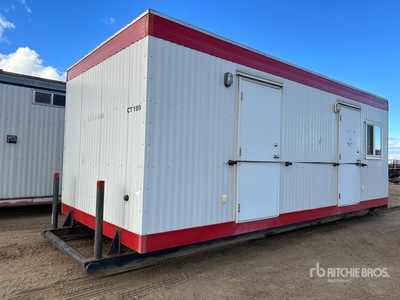 24 ft x 10 ft Skid-Mounted Mobile Office