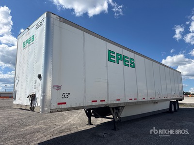 2016 Wabash 53 ft x 102 in T/A Van Trailer