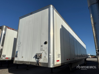 2016 Wabash 53 ft x 102 in T/A Van Trailer