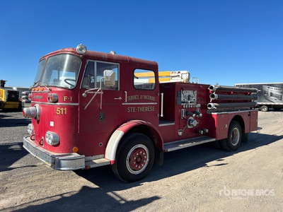 1960 King Seagrave 4x2 Extended Cab Camión de bomberos