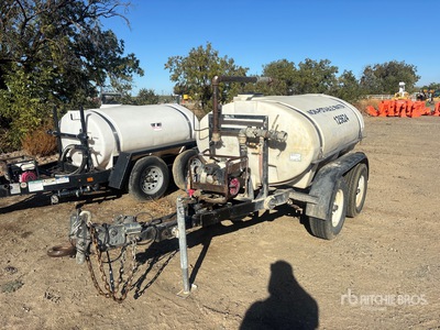 1998 Cart-Away 500 gal T/A Remorque-citerne à eau