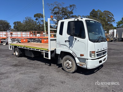 2010 Mitsubishi Fuso FK61 4x2 Flatbed Truck