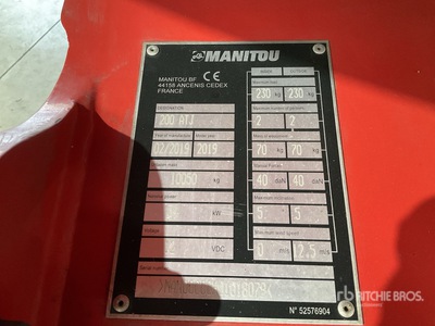 2019 Manitou 200ATJ 4WD Diesel Articulating Boom Lift