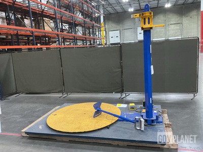 Vestil LP7510A Semi-Automatic Stretch Wrap Machine