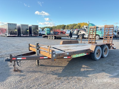 2010 Gatormade 18 ft T/A Equipment Trailer