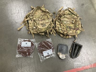 (30) Entrenching Tools, (60) Men’s Berets, (11) Assault Packs & Assorted Items