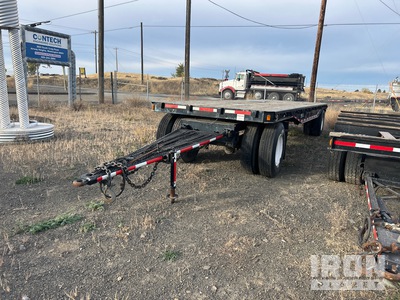 1995 Comet 24 ft T/A Turntable A-Train Flatbed Trailer