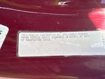 Aspect général with Étiquette de conformité aux normes fédérales pour véhicules à moteur