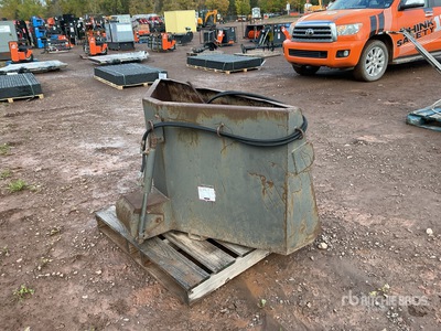 56 in Concrete Placement Skid Steer Bucket