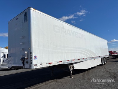 2017 Utility 53 ft x 102 in T/A Van Trailer