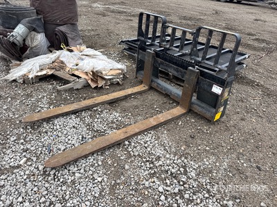 Cat 60 in Skid Steer Forks