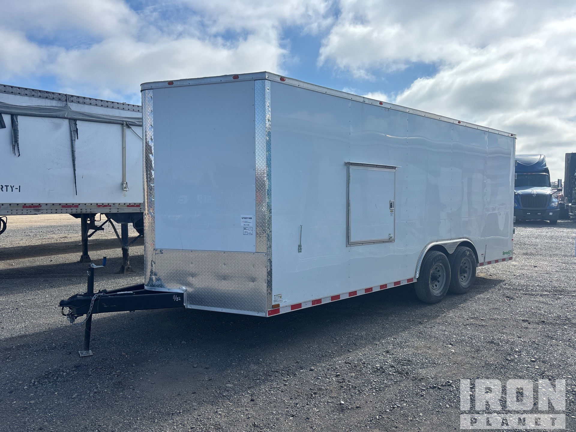 2025 Cynergy Car Carrier Trailer comes with a Sprayez Spray package