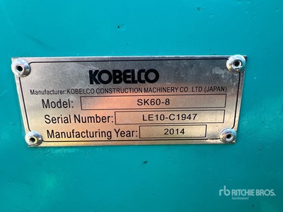 Kobelco SK60 Mini Excavator