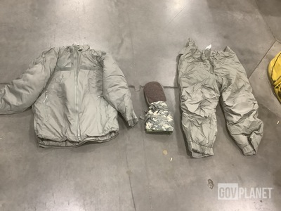 (13) Cold Weather Parkas, (23) Pairs of Cold Weather Trousers & Assorted Items