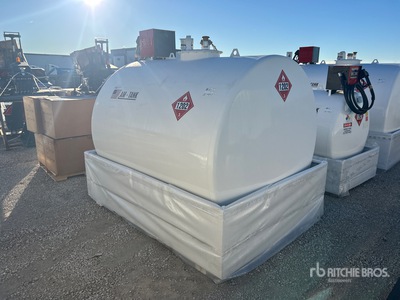 2026 AM Tank 1000 gal Skid Mounted Steel Diesel Fuel Tank (Unused)