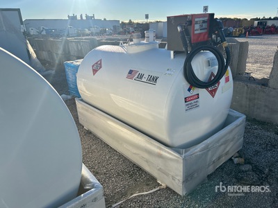 2026 AM Tank 555 gal Skid Mounted Steel Diesel Fuel Tank (Unused)