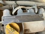 Engine with Emission Label