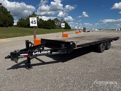 2023 Caliber EDH820 20 ft T/A Equipment Trailer