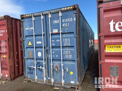 40 ft High Cube Contenedor de almacenamiento