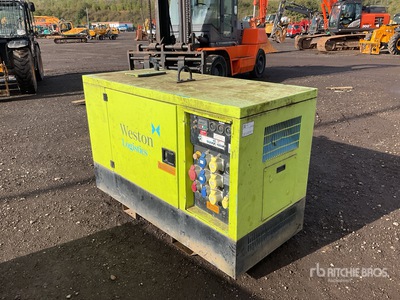 2015 Stephill SSDK25 25 kVA Skid-Mounted Generator Set