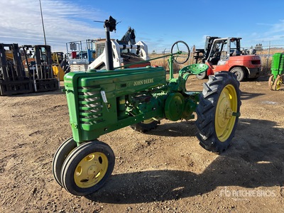 1939 John Deere H 2WD Narrow Front Row Crop Antique Tractor