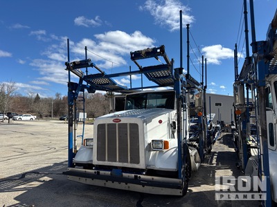 2015 Peterbilt 365 Car Carrier Truck w/Cottrell Trailer