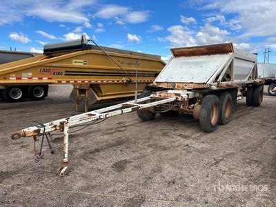 1999 Ranco 24 ft Tri/A Pup Belly Dump Trailer
